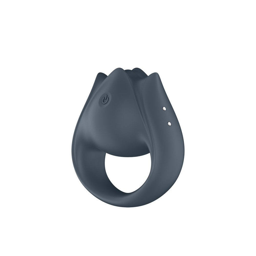 Satisfyer Perfect Pair 2 - Grey USB Rechargeable Vibrating Couples Ring-4043746