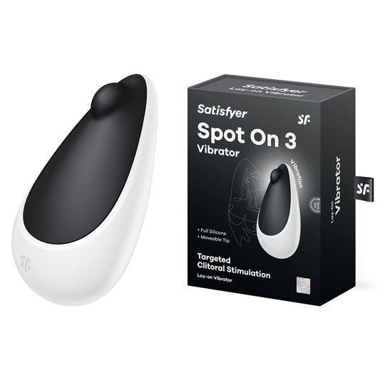Satisfyer Spot On 3 - Black USB Rechargeable Stimulator-4044323