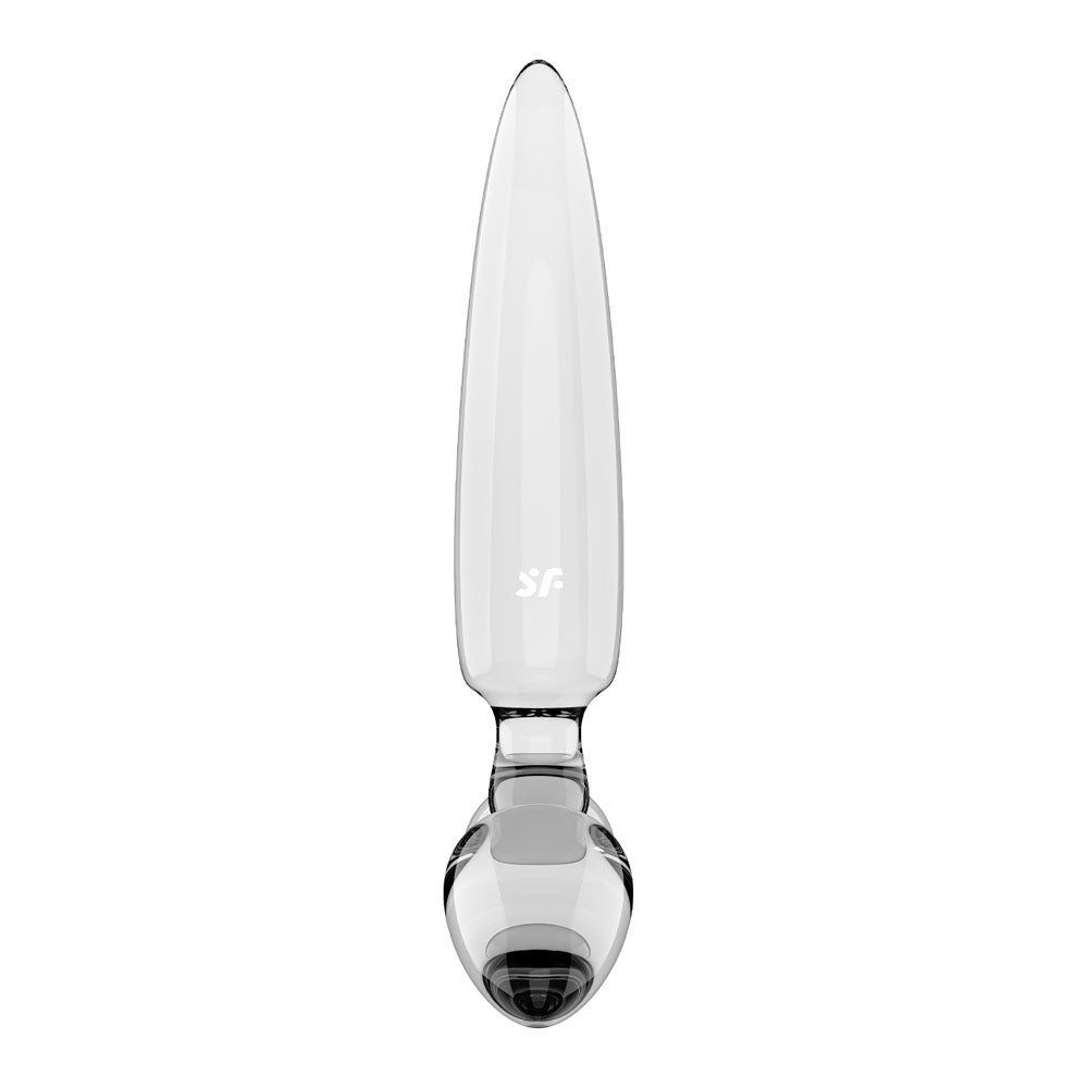 Satisfyer Triple Crystal 1 - Clear - Clear Glass 3-in-1 Butt Plug-4045689