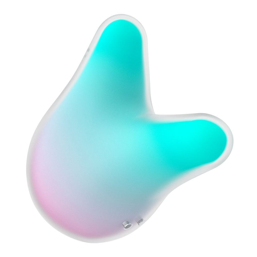 Satisfyer Mermaid Vibes - Mint/Pink - Mint/Pink USB Rechargeable Air Pulse Stimulator-4049748