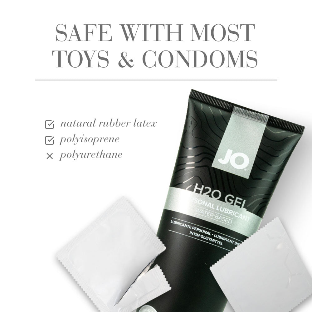 JO H2O Gel Original Lube - 120 mL - Thick Water Based Lubricant - 120 ml Tube-40661