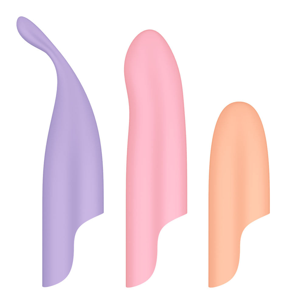 Satisfyer Playful Four - USB Rechargeable Vibrator with 4 Interchangeable-4067681