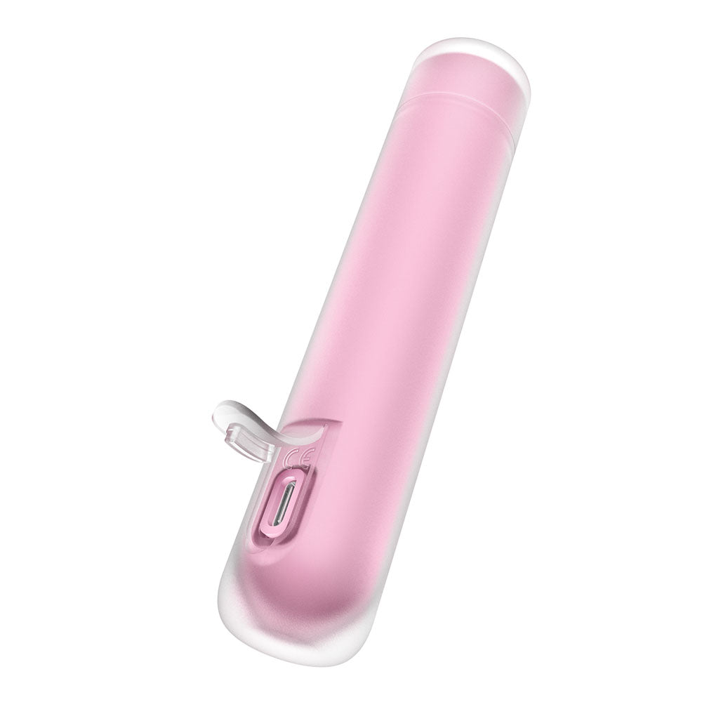 Satisfyer First Kiss - Pink USB Rechargeable Air Pulse Stimulator-4078465