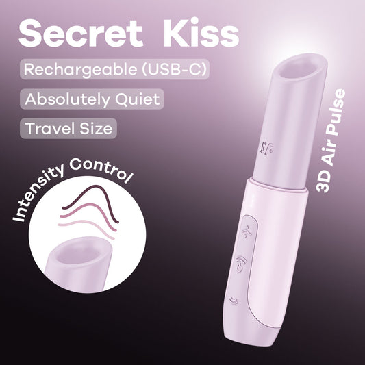 Satisfyer Secret Kiss - Lilac USB Rechargeable Air Pulse Stimulator-4078519