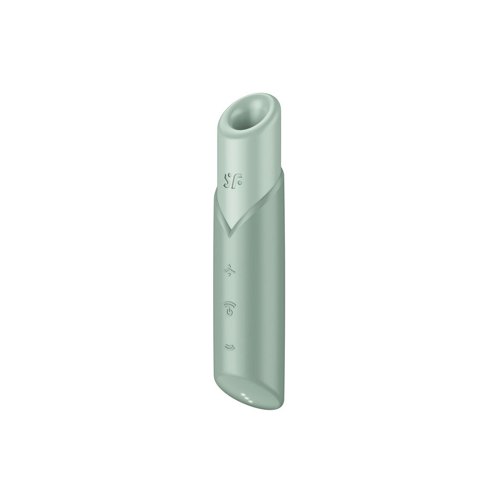 Satisfyer Naughty Kiss - Mint Green USB Rechargeable Air Pulse Stimulator-4078557