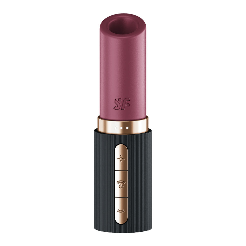 Satisfyer Pro 2 Kiss - Red/Black USB Rechargeable Air Pulse Stimulator-4078601