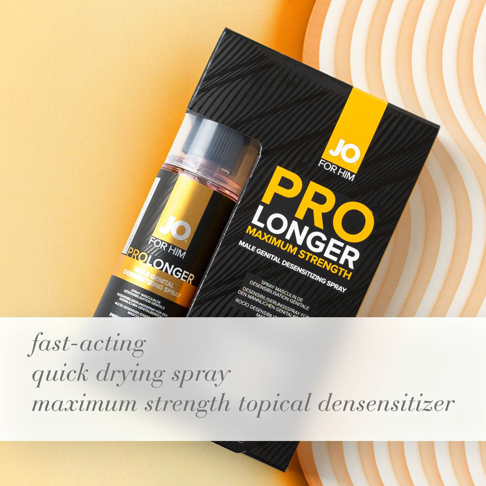 JO Prolonger Spray - 60 mL - Desensitising Spray for Men - 60 ml Spray Bottle-42032
