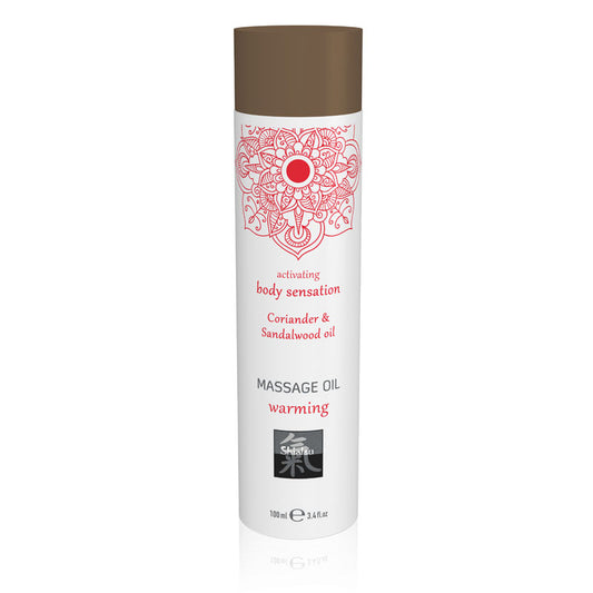 SHIATSU Massage Oil - Warming - Coriander & Sandalwood Oil Scented - 100 ml-67007
