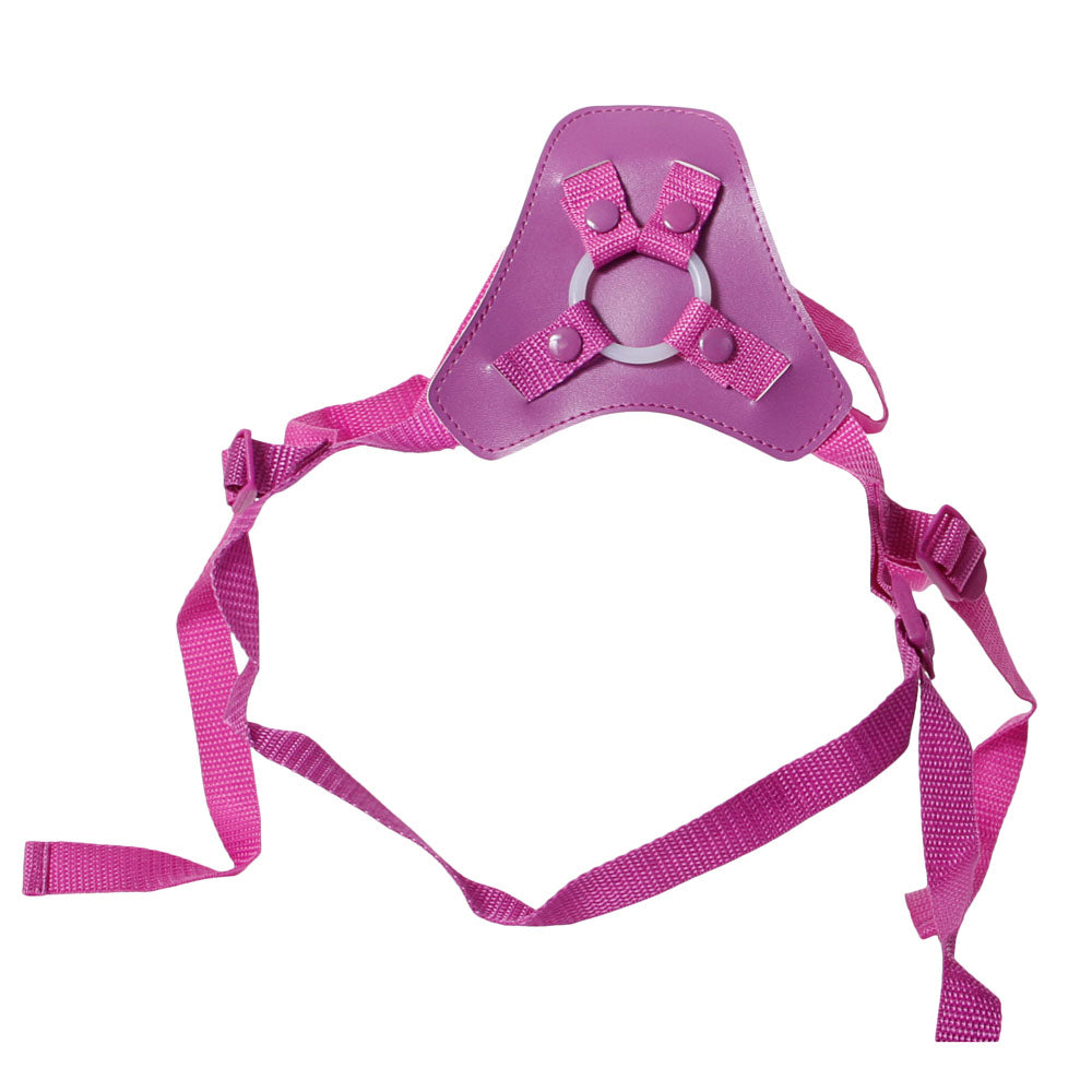 Adam & Eve Eves Strap-On Playset - Pink Strap-On Harness with 3 Sized Dongs-705R 0000