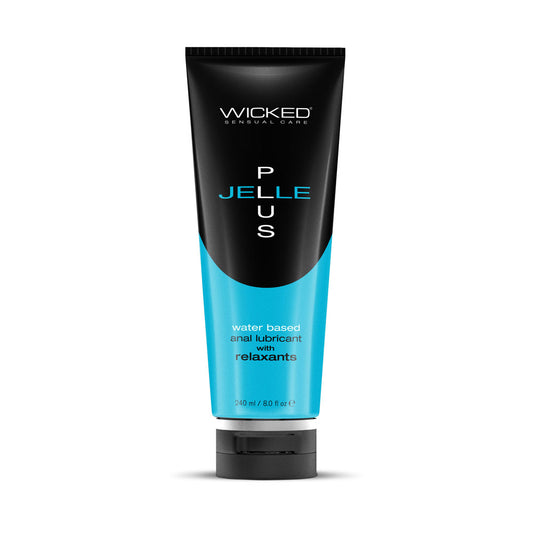 Wicked Jelle Plus - Relaxing Water Based Anal Lubricant - 240 ml Bottle-90128