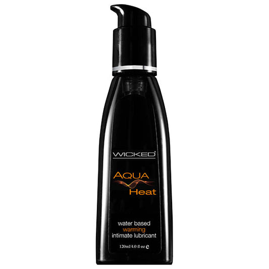 Wicked Aqua Heat - Warming Water Based Lubricant - 120 ml (4 oz) Bottle-90225