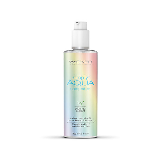 Wicked Simply Aqua Pride - Water Based Lubricant - 120 ml (4 oz) Bottle-91500