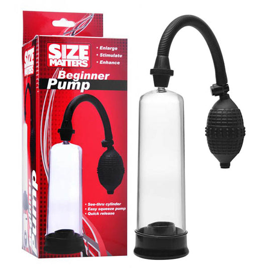Size Matters Beginner Pump - Clear Penis Pump-AB233-BX