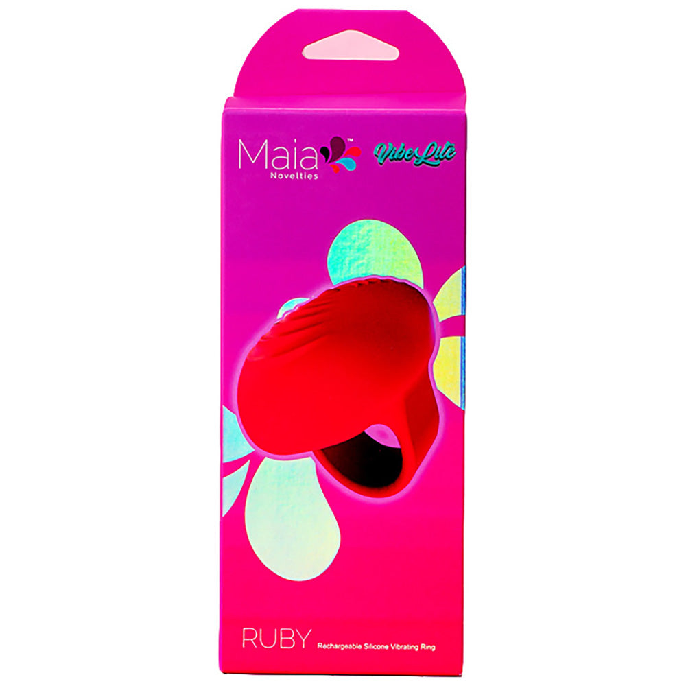 Maia RUBY - Pink USB Rechargeable Finger Stimulator-AF-011