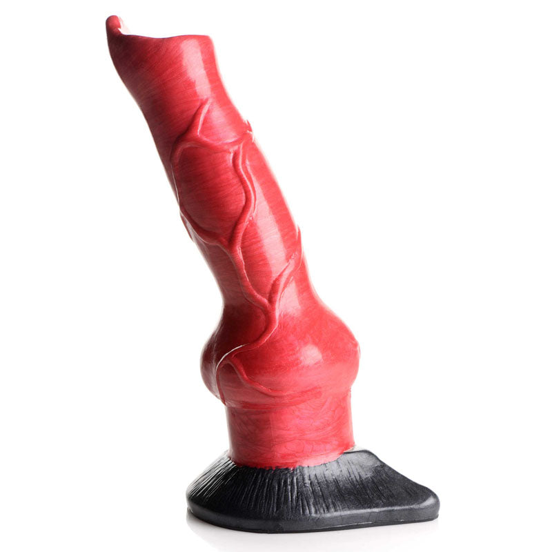 Creature Cocks Hell-Hound Canine Penis Silicone Dildo - Red 19 cm Canine Dildo-AG874