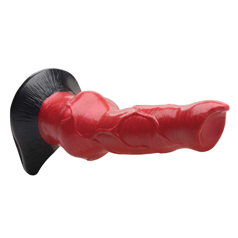 Creature Cocks Hell-Hound Canine Penis Silicone Dildo - Red 19 cm Canine Dildo-AG874