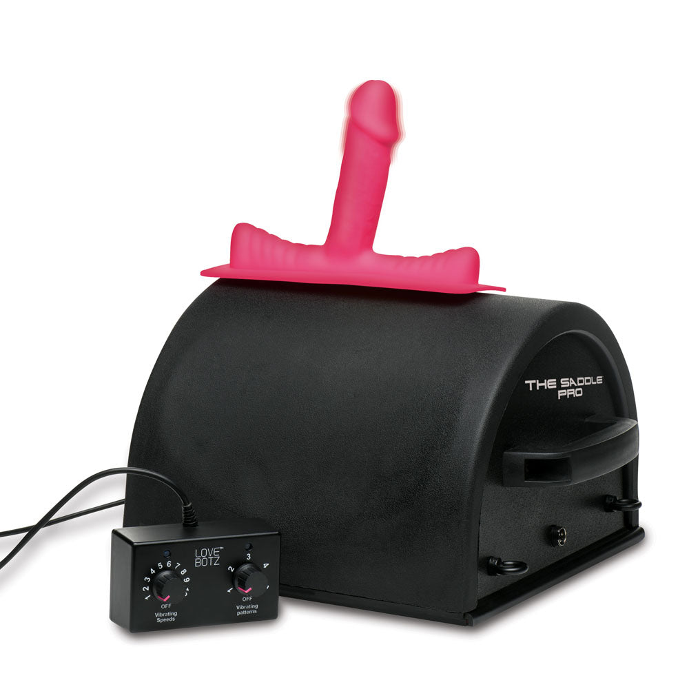LoveBotz 50X Saddle Pro Sex Machine - Mains Powered Machine with 4 Attachments-AH057