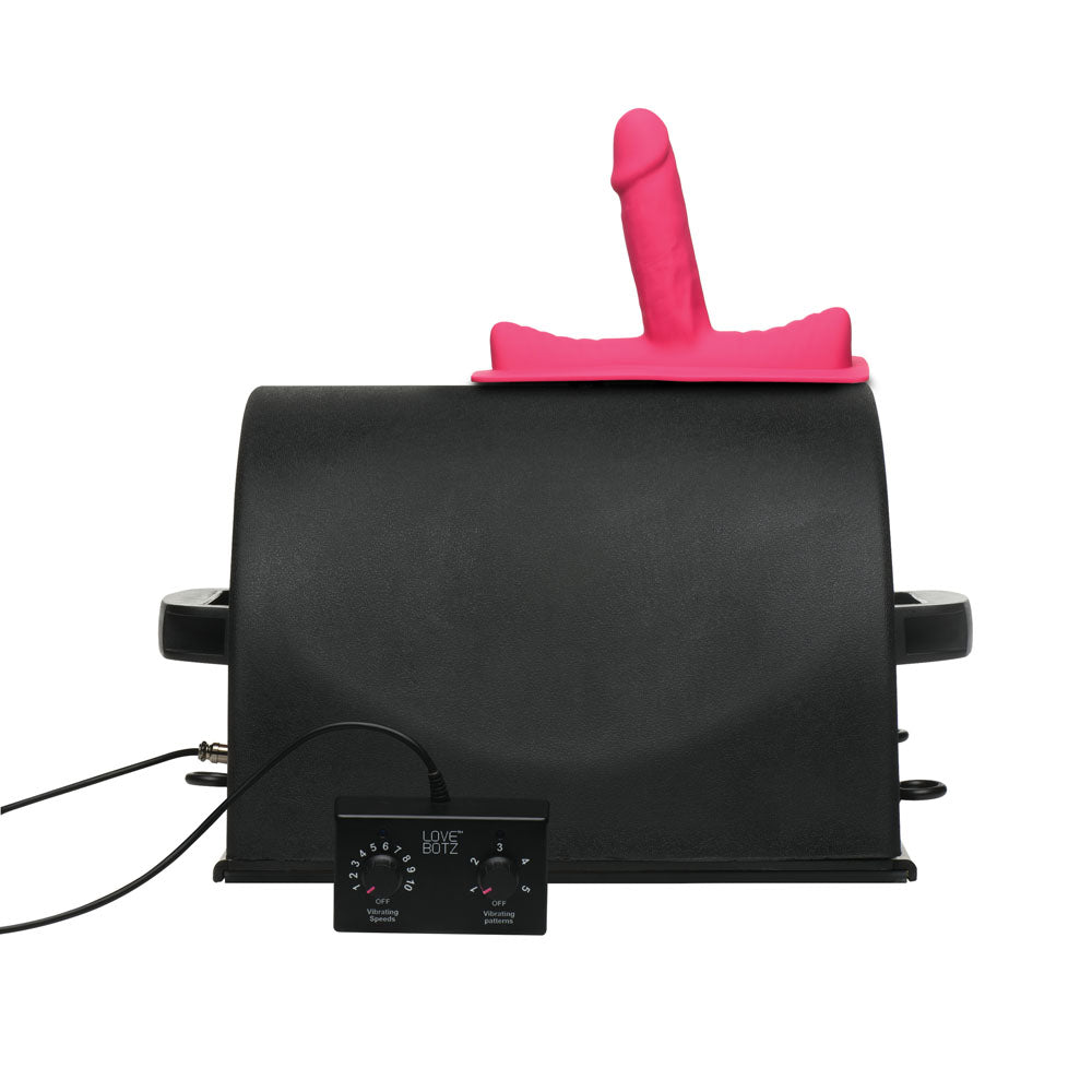 LoveBotz 50X Saddle Pro Sex Machine - Mains Powered Machine with 4 Attachments-AH057