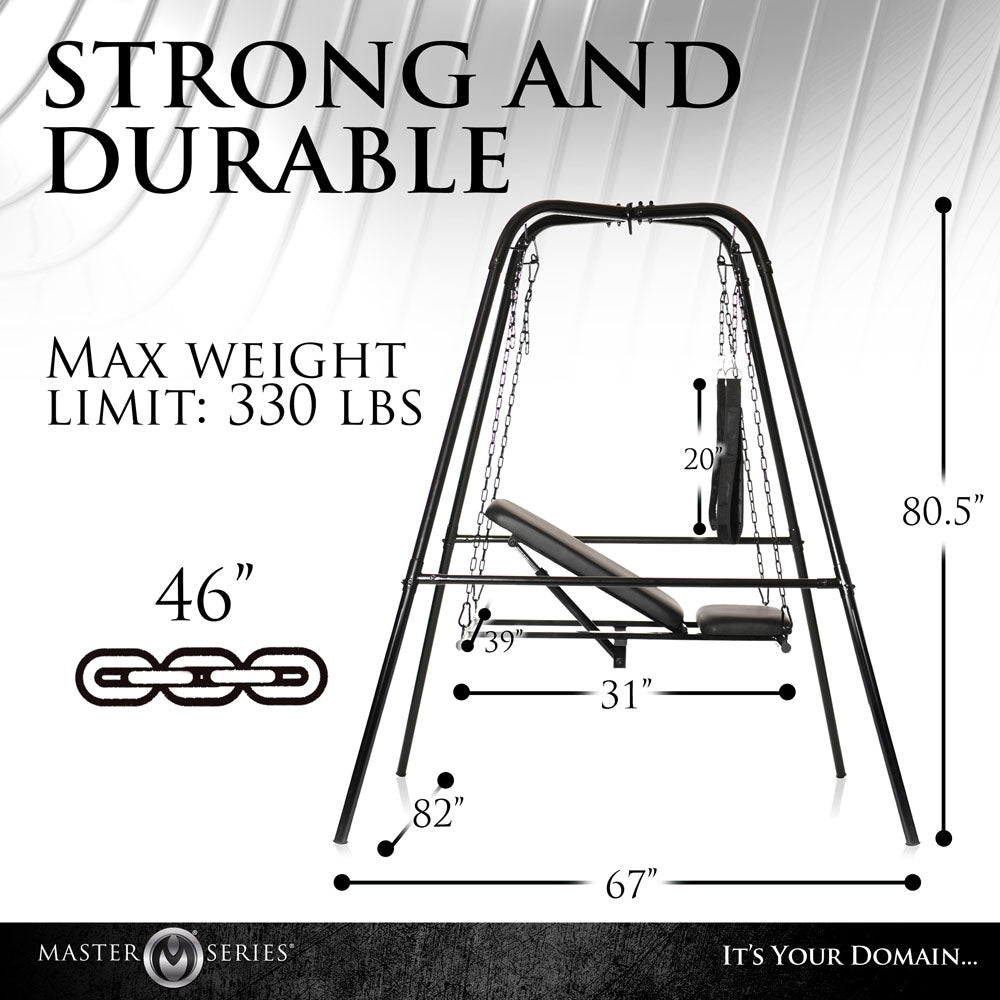 Master Series Throne - Adjustable Sex Sling with Stand-AH175