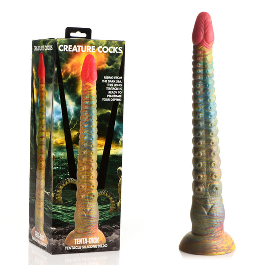 Creature Cocks Tenta-Dick - Multi-Coloured 32 cm Tentacle Fantasy Dildo-AH346