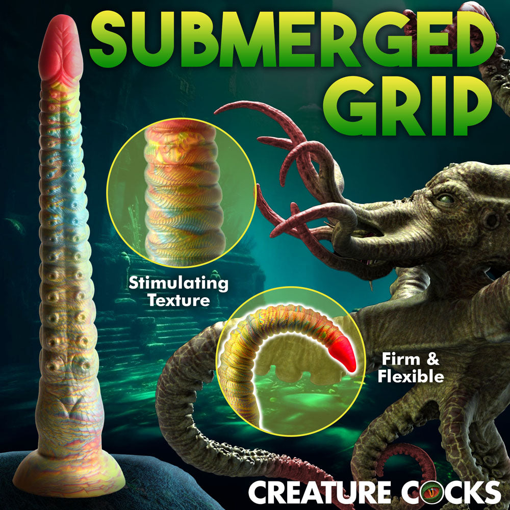 Creature Cocks Tenta-Dick - Multi-Coloured 32 cm Tentacle Fantasy Dildo-AH346