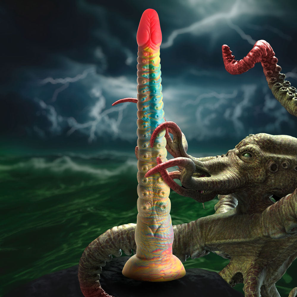 Creature Cocks Tenta-Dick - Multi-Coloured 32 cm Tentacle Fantasy Dildo-AH346