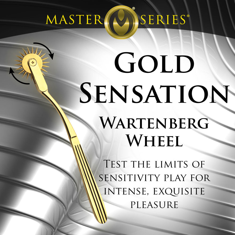 Master Series Gold Sensation - Gold Wartenberg Wheel-AH348