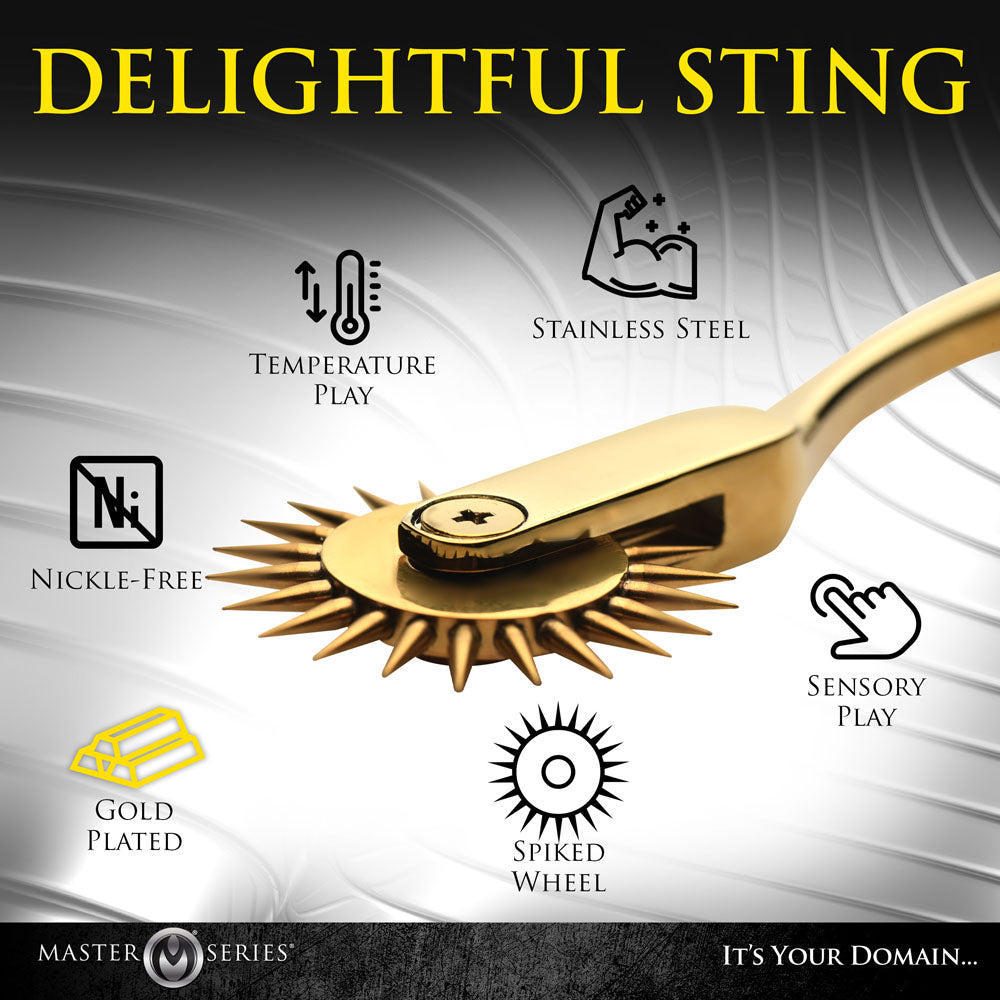 Master Series Gold Sensation - Gold Wartenberg Wheel-AH348