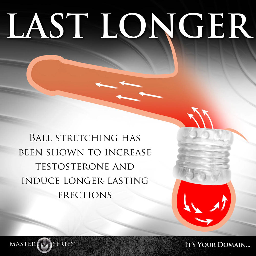 Master Series Ball Stack Ball Stretcher - Clear - Clear Ball Stretcher-AH423-CLEAR