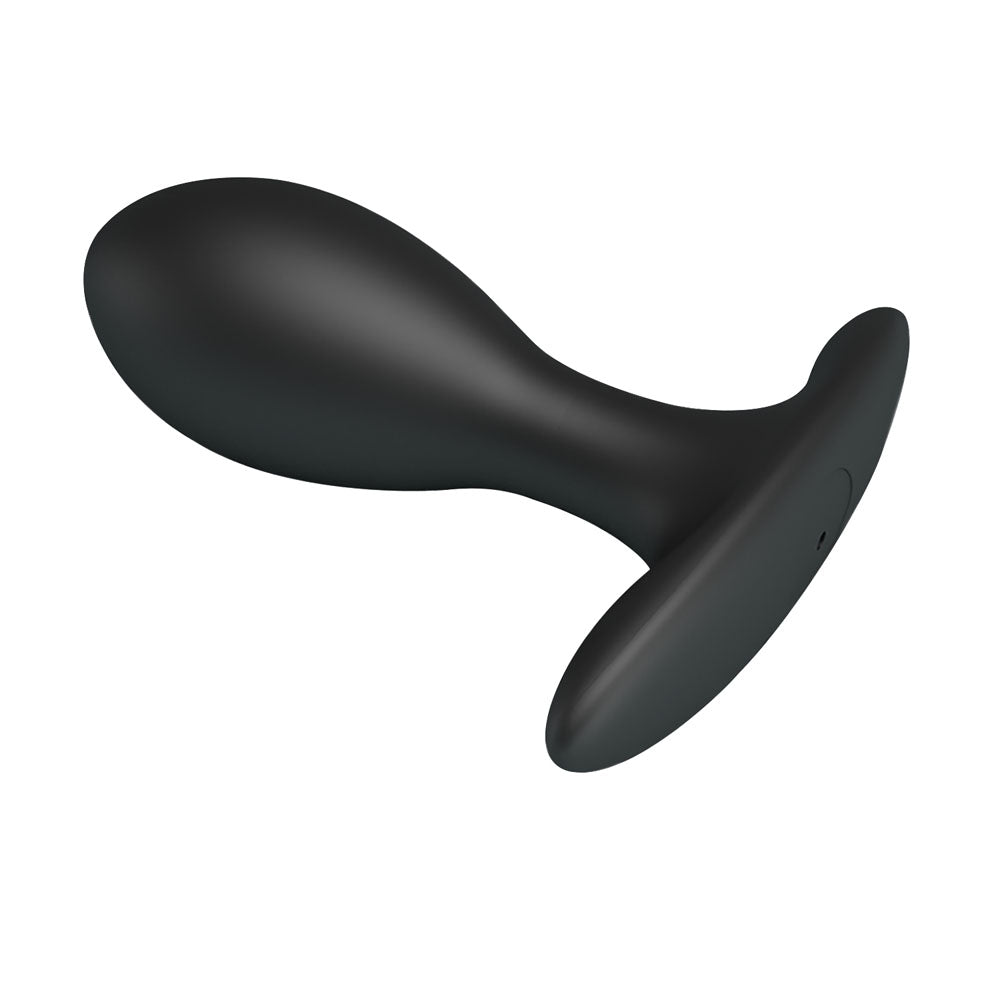 Party Up KEVIN Inflatable Butt Plug - Black 9.1 cm Inflatable Butt Plug-BI-040096Q-PU