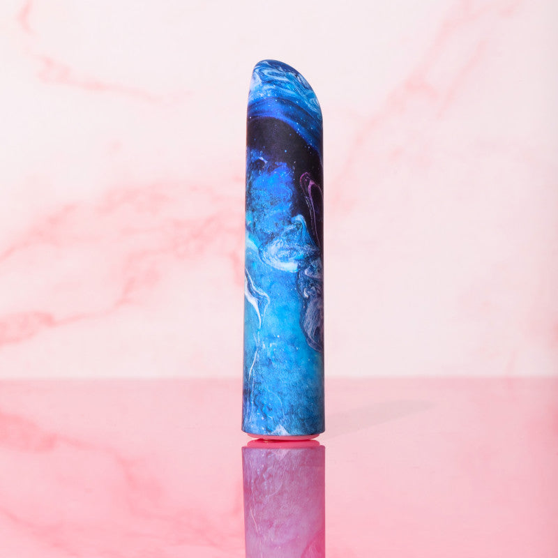 Limited Addiction Mesmerize - Power Vibe - Azure Blue 10.2 cm USB Rechargeable Bullet-BL-27512