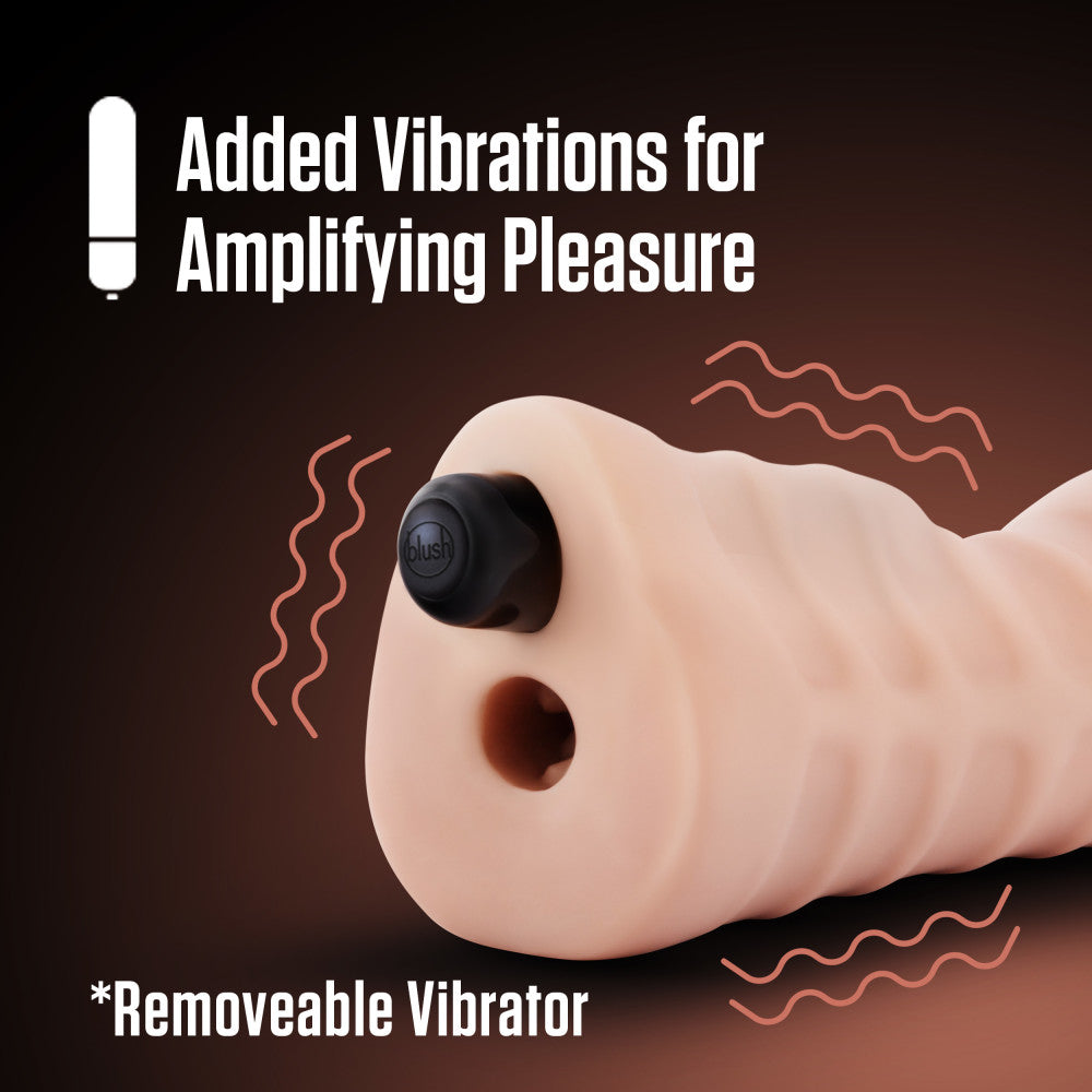 EnLust - Destini - Flesh Vibrating Vagina Stroker-BL-73403