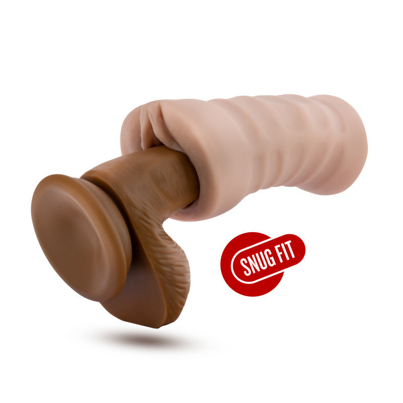 M for Men - Rain - Flesh Vibrating Vagina Stroker-BL-73513