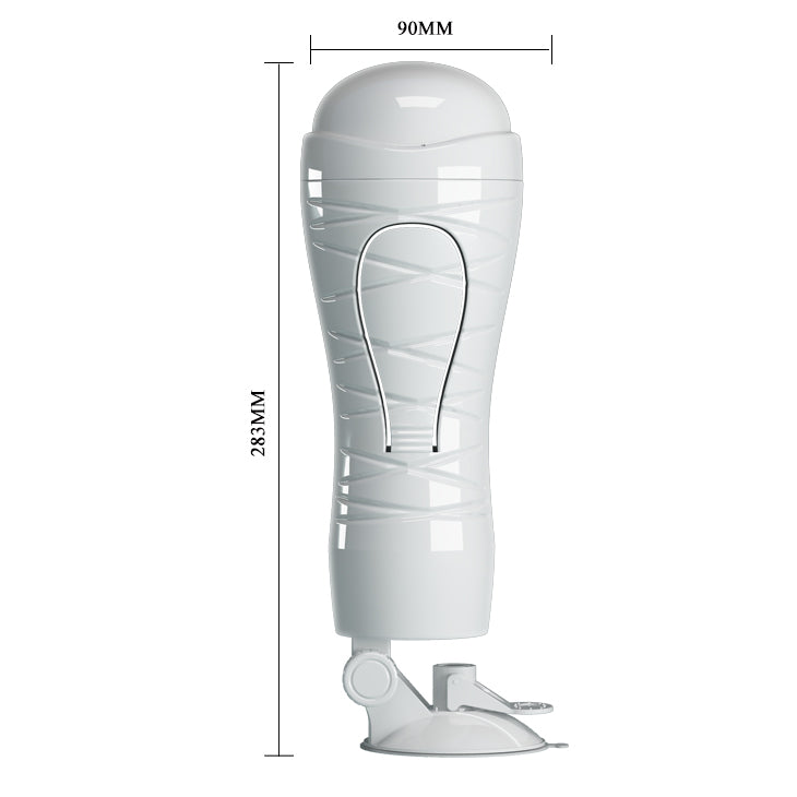 CRAZY BULL Flora Stroker - Flesh Squeezable Vagina Stroker with Suction Base-BM-00900T48N