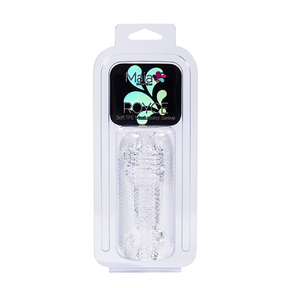 Maia ROYCE - Clear - Clear 12 cm Stroker-BO-23-001-CLR