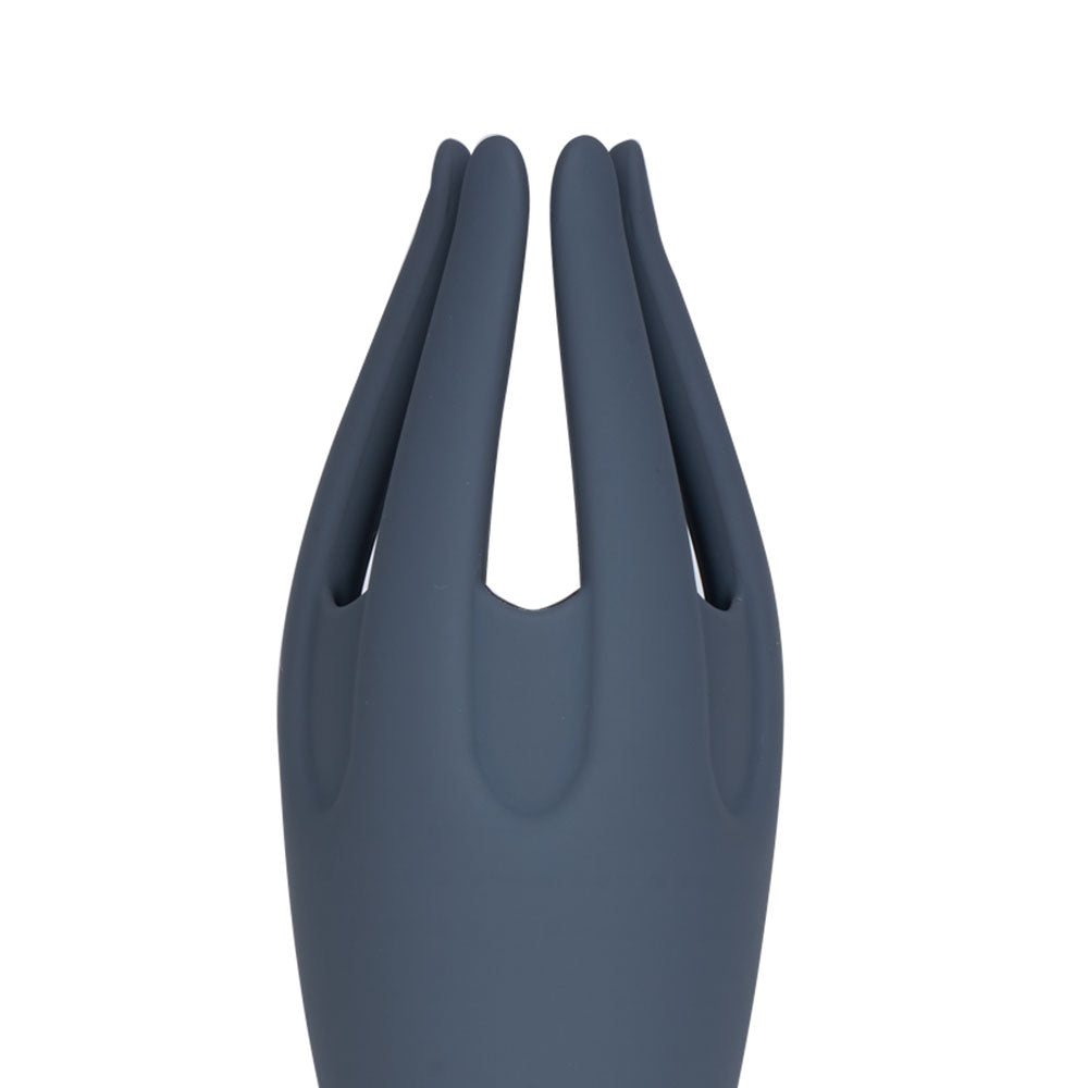 Maia LEO - Grey - Grey USB Rechargeable Penis Head Tickler-BO-25-18-GREY
