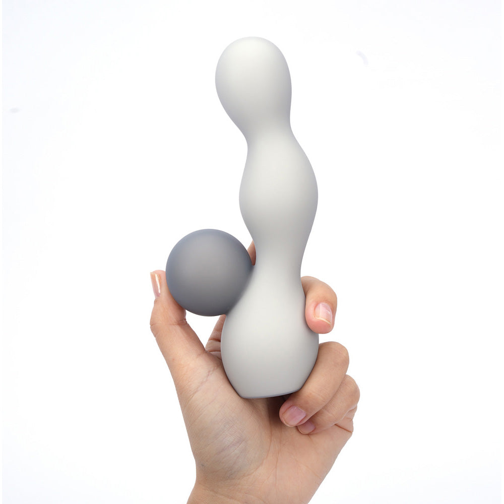 Maia PRESLEY - Grey 15.2 cm USB Rechargeable Rabbit Vibrator - BO-25-32-GB