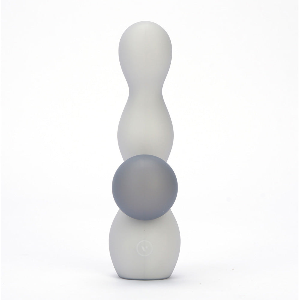 Maia PRESLEY - Grey 15.2 cm USB Rechargeable Rabbit Vibrator - BO-25-32-GB