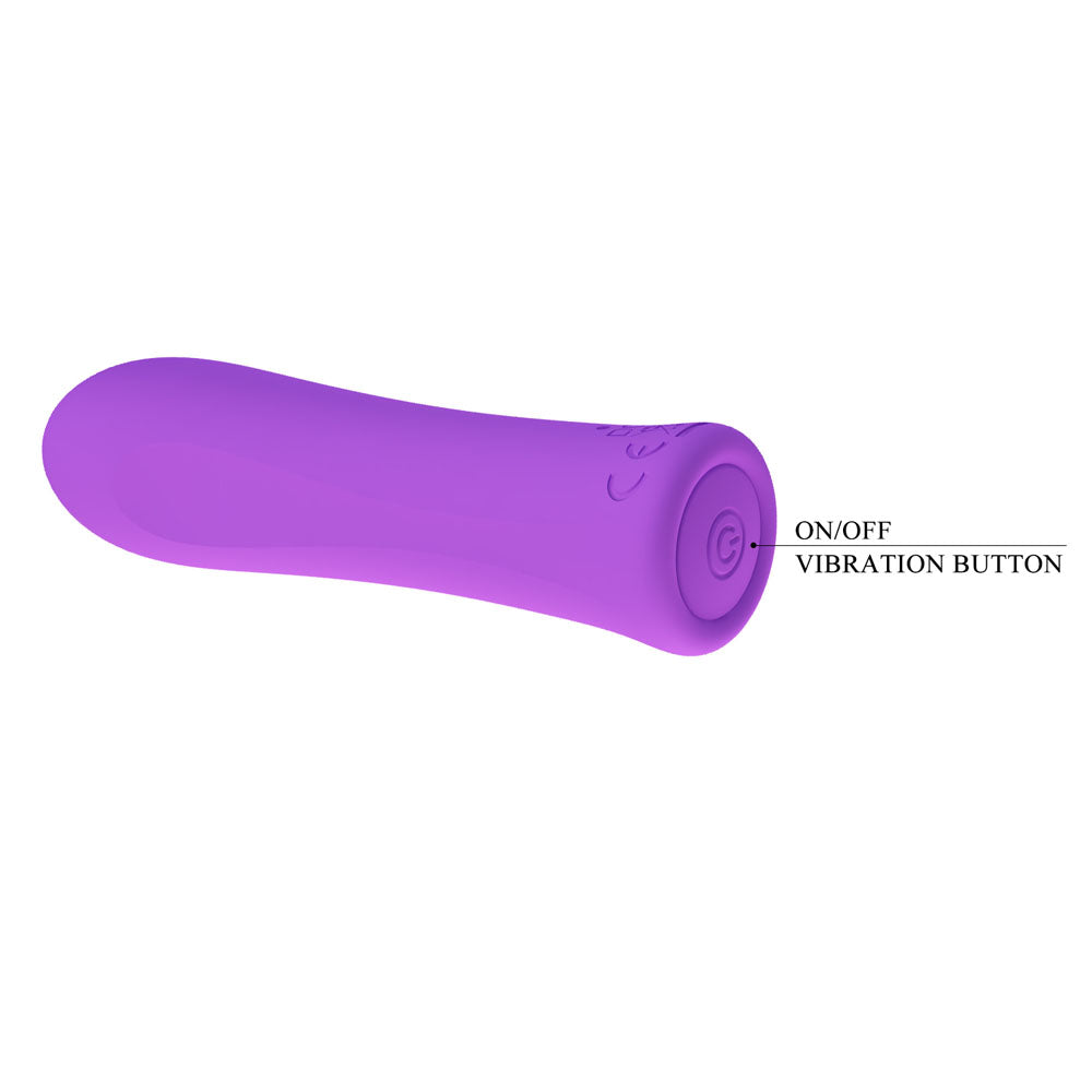 Party Up GARY Bullet - Purple - Purple 10.2 cm USB Rechargeable Bullet-BW-500018-2-PU