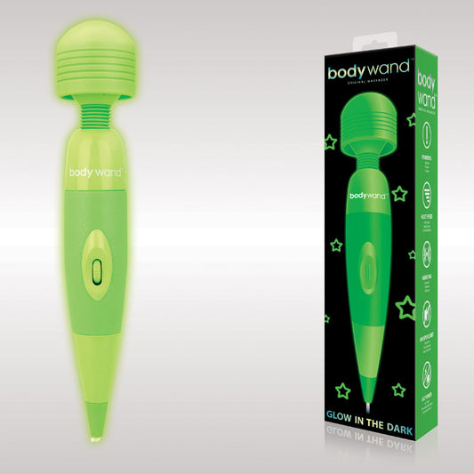 Bodywand Original - Glow In Dark Mains Powered Massage Wand-BW103GIDAUS