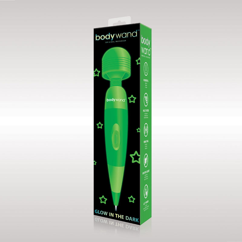 Bodywand Original - Glow In Dark Mains Powered Massage Wand-BW103GIDAUS