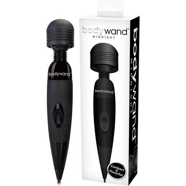 Bodywand Midnight - Black Mains Powered Massage Wand-BW110AUS