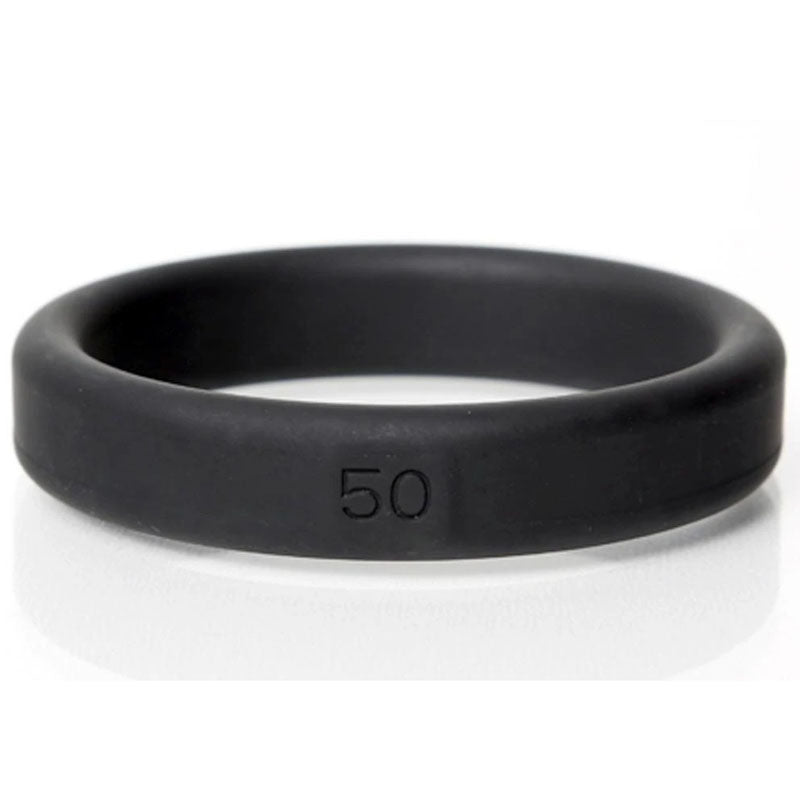 Boneyard Silicone Ring 50mm - Black 50 mm Cock Ring-BY0150
