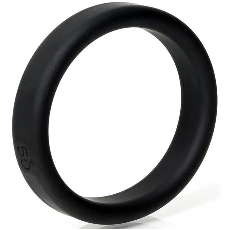Boneyard Silicone Ring 50mm - Black 50 mm Cock Ring-BY0150