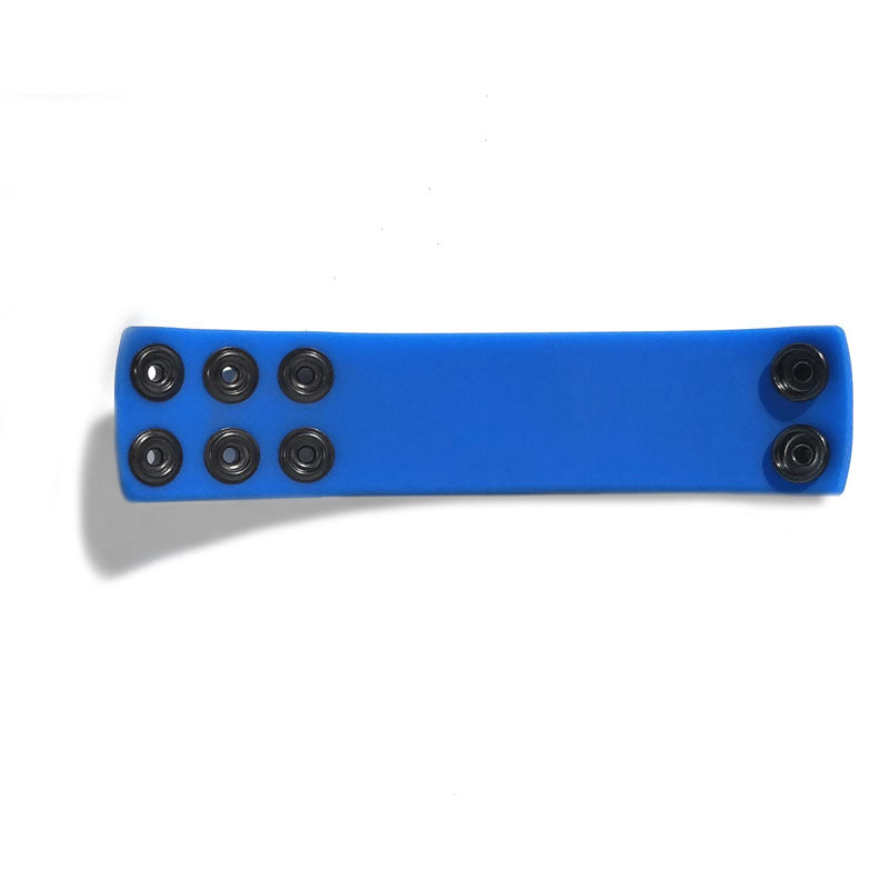 Boneyard Silicone Ball Strap Blue - Blue 3-Snap 4 cm Adjustable Ball Stretcher Ring-BY0318
