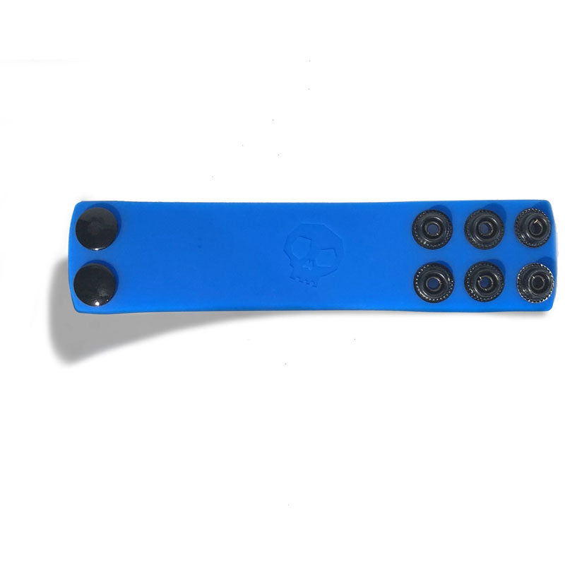 Boneyard Silicone Ball Strap Blue - Blue 3-Snap 4 cm Adjustable Ball Stretcher Ring-BY0318