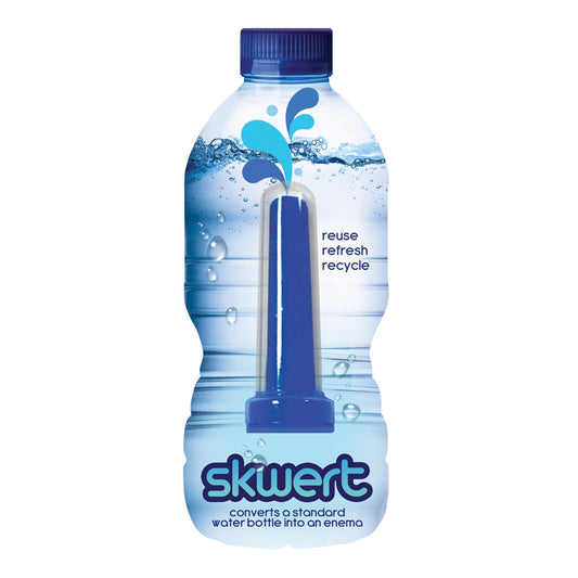 Boneyard Skwert 1 Piece Douche Nozzle - Blue Douche Nozzle for Water Bottles-BY0401