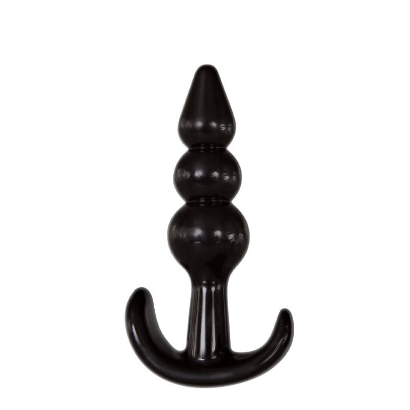 Adam & Eve 4 Piece Anal Plug Kit - Black Butt Plugs - Set of 4 Sizes-C756 8000