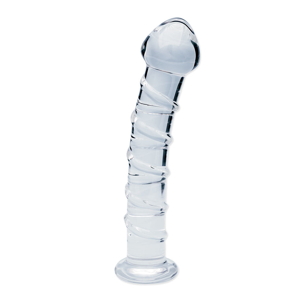 Clarity - Seraphic Spiral - Clear 16 cm Glass Dildo-CLA-01