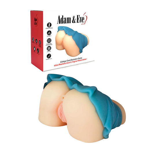 Adam & Eve COLLEGE COED BACKDOOR BOOTY - Flesh Doggy Style Masturbator-D609 0000